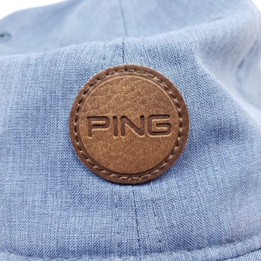 Ping Golf Adult Mens One Size Blue Casual Adjustable Strapback Cap Hat